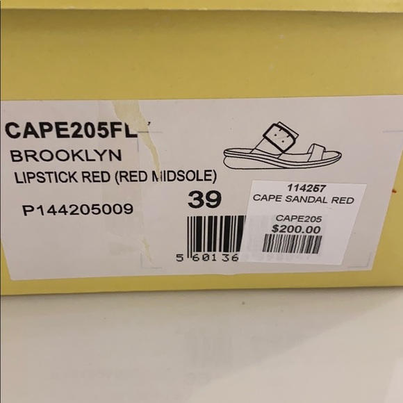 Fly London Cape Sandal - Red - Picture 8 of 8